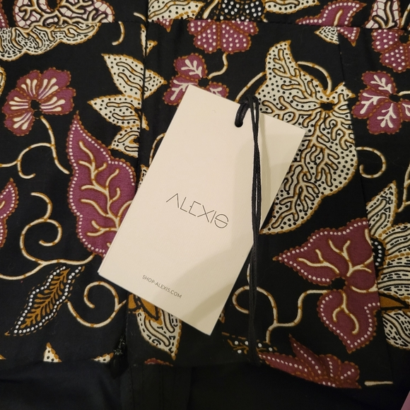 ALEXIS NEW Malena Printed Boho Cotton Strapless Minidress Size L - Picture 10 of 12